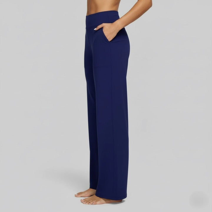 Genevieve | Women's Stretch Trousers, Comfortable Everyday Trousers | Bella Blue