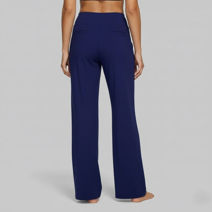 Genevieve | Women's Stretch Trousers, Comfortable Everyday Trousers | Bella Blue