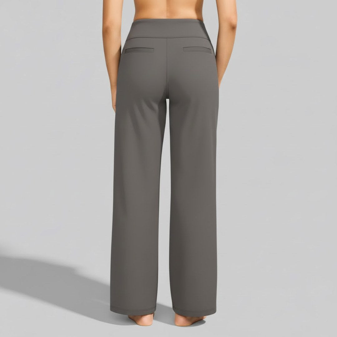 Genevieve | Women's Stretch Trousers, Comfortable Everyday Trousers | Bella Blue