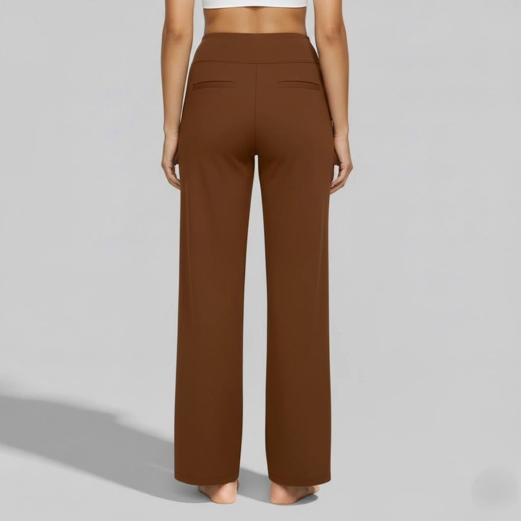 Genevieve | Women's Stretch Trousers, Comfortable Everyday Trousers | Bella Blue