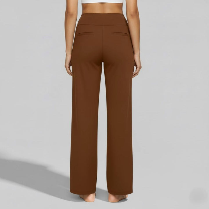 Genevieve | Women's Stretch Trousers, Comfortable Everyday Trousers | Bella Blue