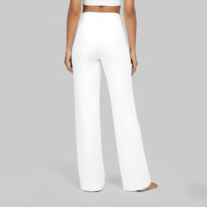 Genevieve | Women's Stretch Trousers, Comfortable Everyday Trousers | Bella Blue