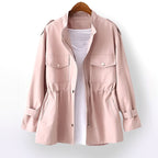 Gillian | Women's Durable Rain Coat, Practical Autumn Coat | Bella Blue | Pink