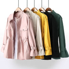 Gillian | Women's Durable Rain Coat, Practical Autumn Coat | Bella Blue