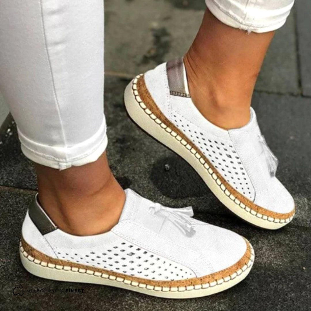 Giselle | Women's Orthopedic Slip-On Shoes, Breathable Comfort Shoes | Bella Blue