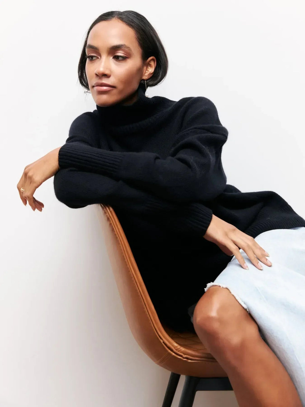 Grace | Women's Comfortable Knit Jumper, Warm Winter Jumper | Bella Blue