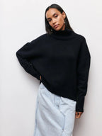 Grace | Women's Comfortable Knit Jumper, Warm Winter Jumper | Bella Blue
