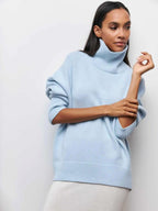Grace | Women's Comfortable Knit Jumper, Warm Winter Jumper | Bella Blue