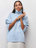 Grace | Women's Comfortable Knit Jumper, Warm Winter Jumper | Bella Blue