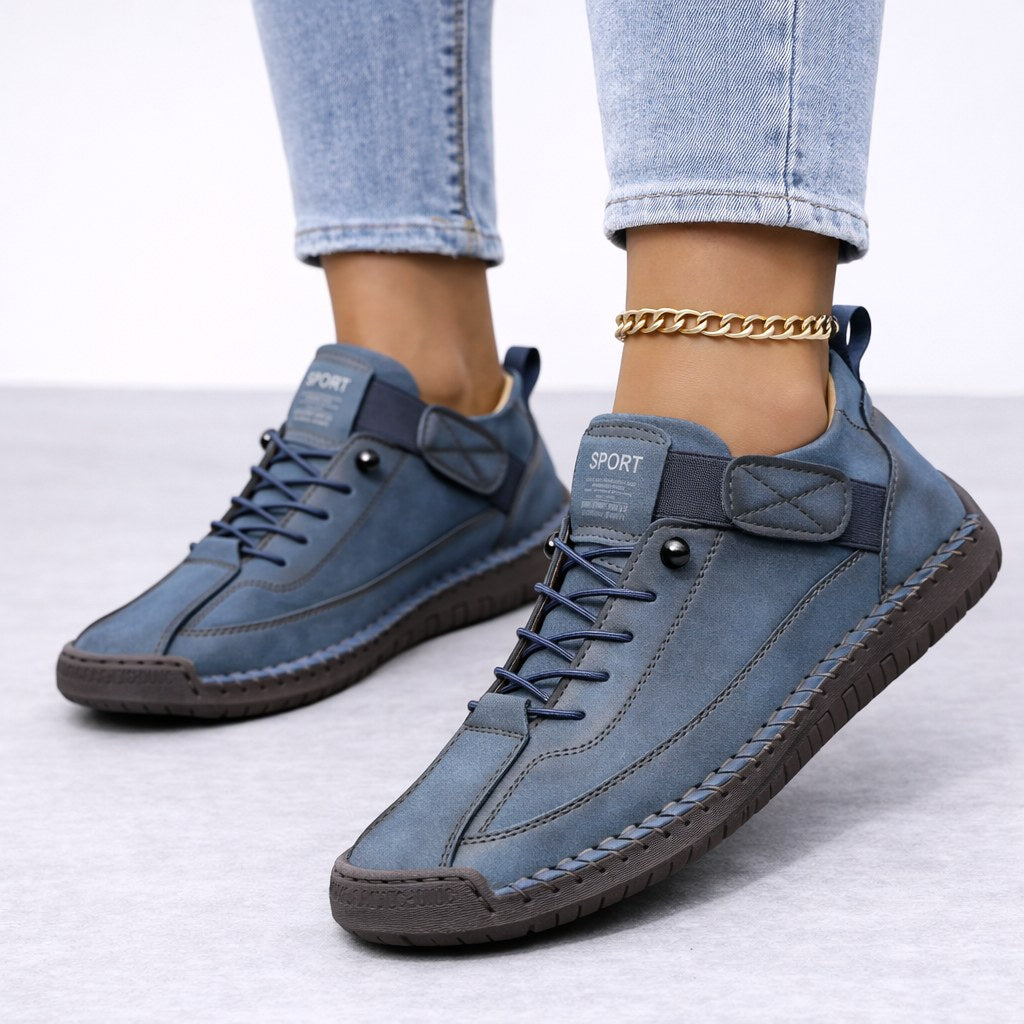 Grace | Women's Orthopaedic Comfort Trainers, Supportive Everyday Trainers | Bella Blue