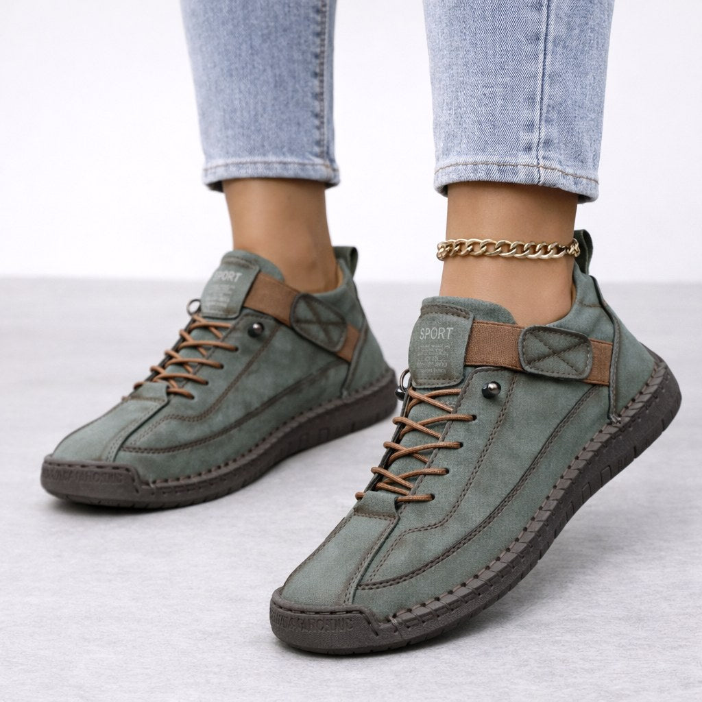 Grace | Women's Orthopaedic Comfort Trainers, Supportive Everyday Trainers | Bella Blue