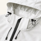 Graham | Men's Lightweight Waterproof Hooded Rain Jacket, Windproof Autumn Jacket | Bella Blue | Green