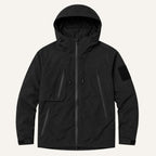 Graham | Men's Lightweight Waterproof Hooded Rain Jacket, Windproof Autumn Jacket | Bella Blue