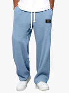 Graham | Women's Relaxed Lace Trousers, Straight-Leg Everyday Trousers | Bella Blue