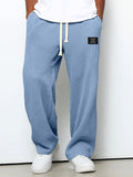 Graham | Women's Relaxed Lace Trousers, Straight-Leg Everyday Trousers | Bella Blue