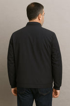 Grant | Men's Waterproof Jacket with Thermal Fleece Lining, Smart Autumn Coat | Bella Blue