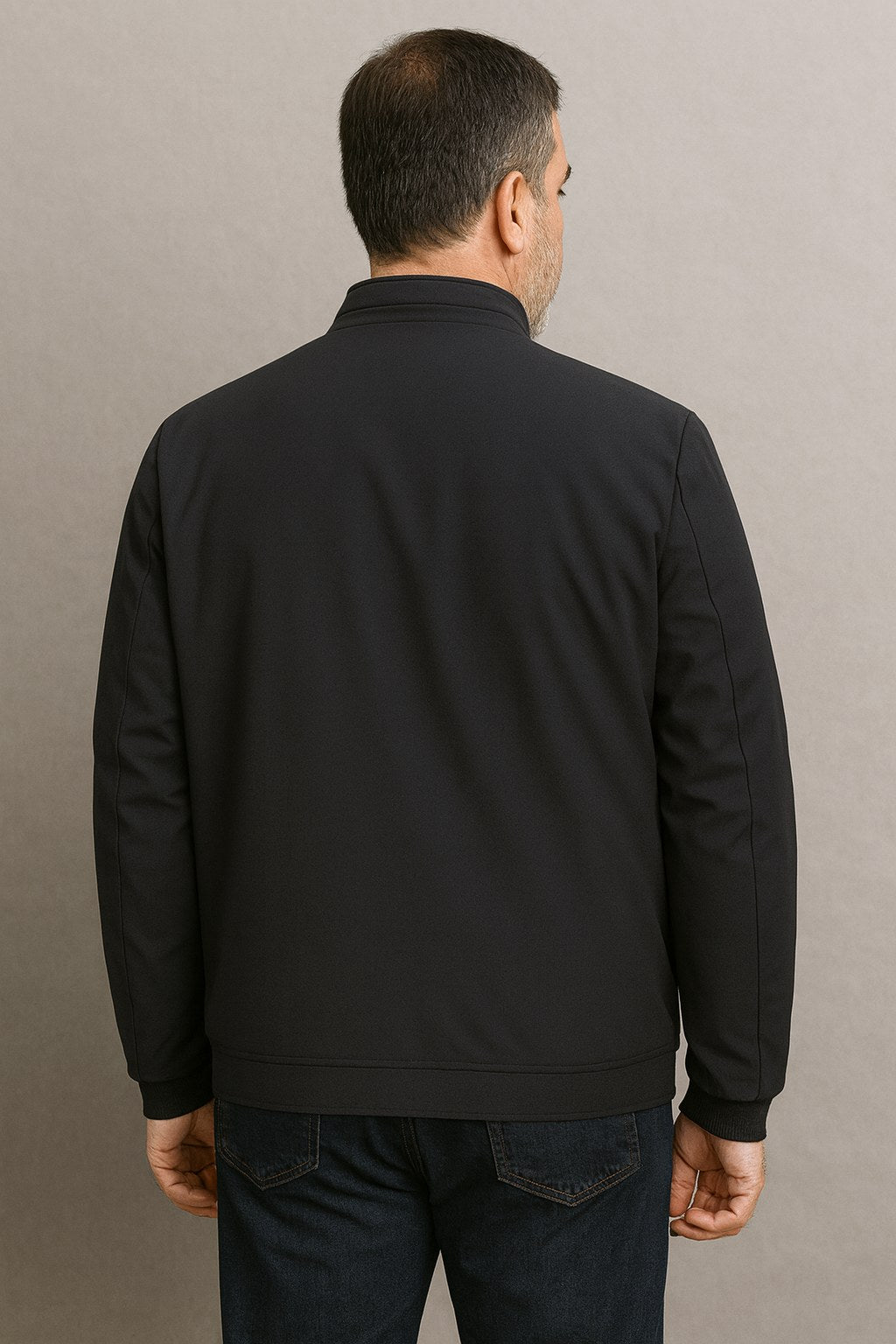 Grant | Men's Waterproof Jacket with Thermal Fleece Lining, Smart Autumn Coat | Bella Blue