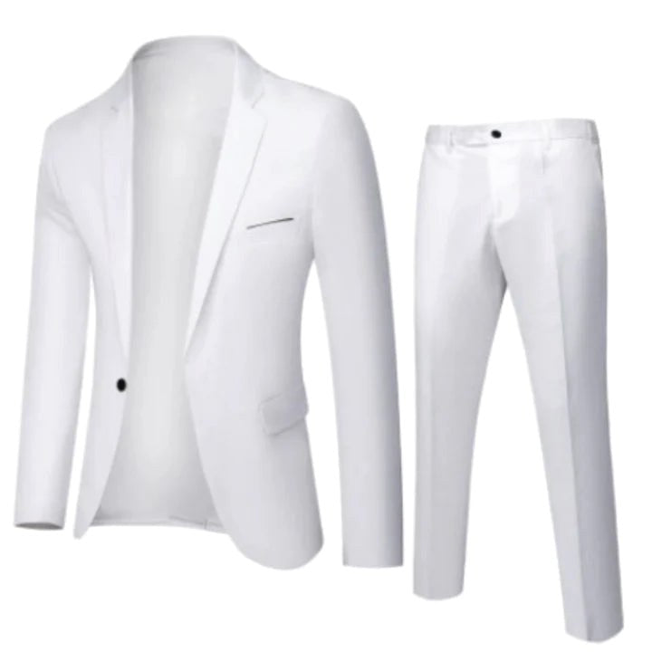 Hamish | Men's Two-Piece Suit, Modern Blazer and Trousers | Bella Blue