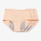 Hannah | Women's Leak-Protection Briefs with Comfort Technology, Discreet Protective Briefs | Bella Blue | Beige