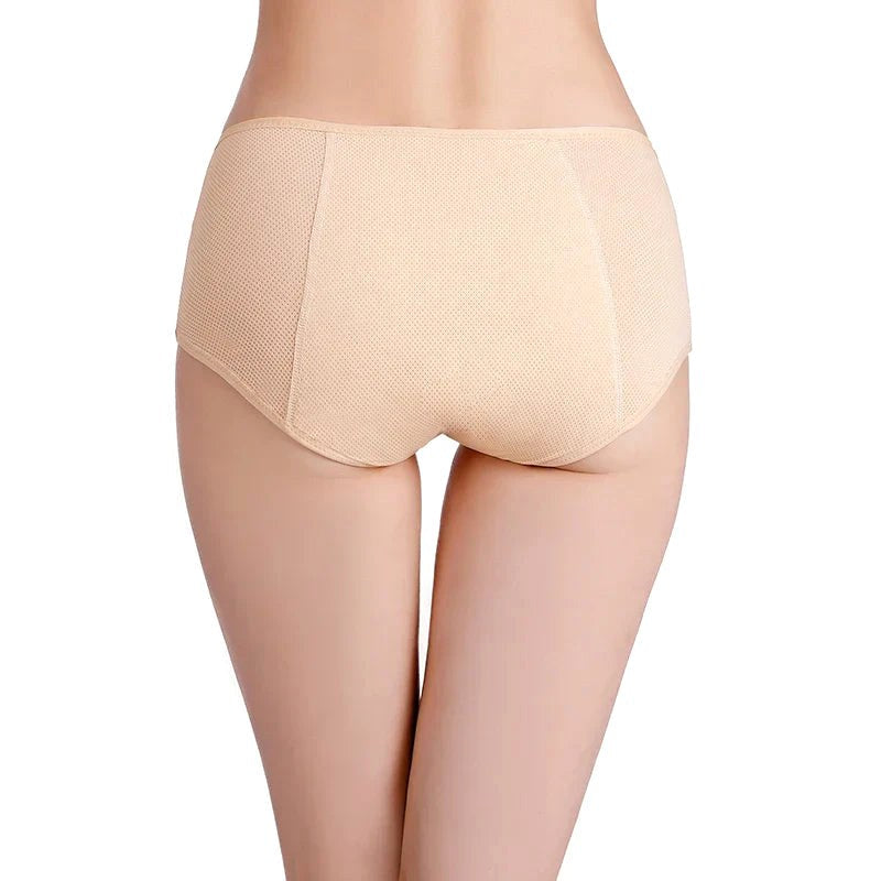 Hannah | Women's Leak-Protection Briefs with Comfort Technology, Discreet Protective Briefs | Bella Blue | Beige