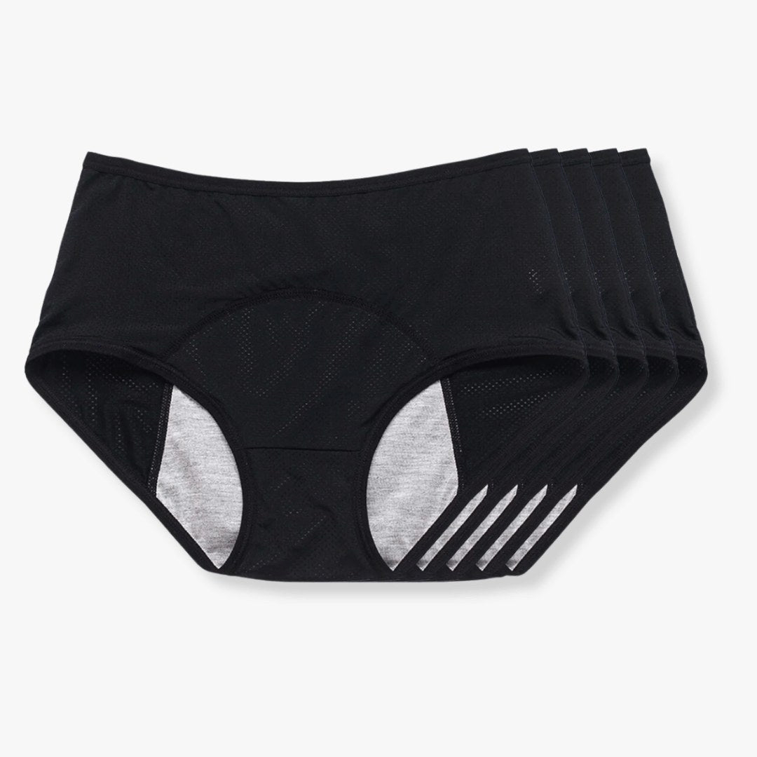 Hannah | Women's Leak-Protection Briefs with Comfort Technology, Discreet Protective Briefs | Bella Blue | Beige