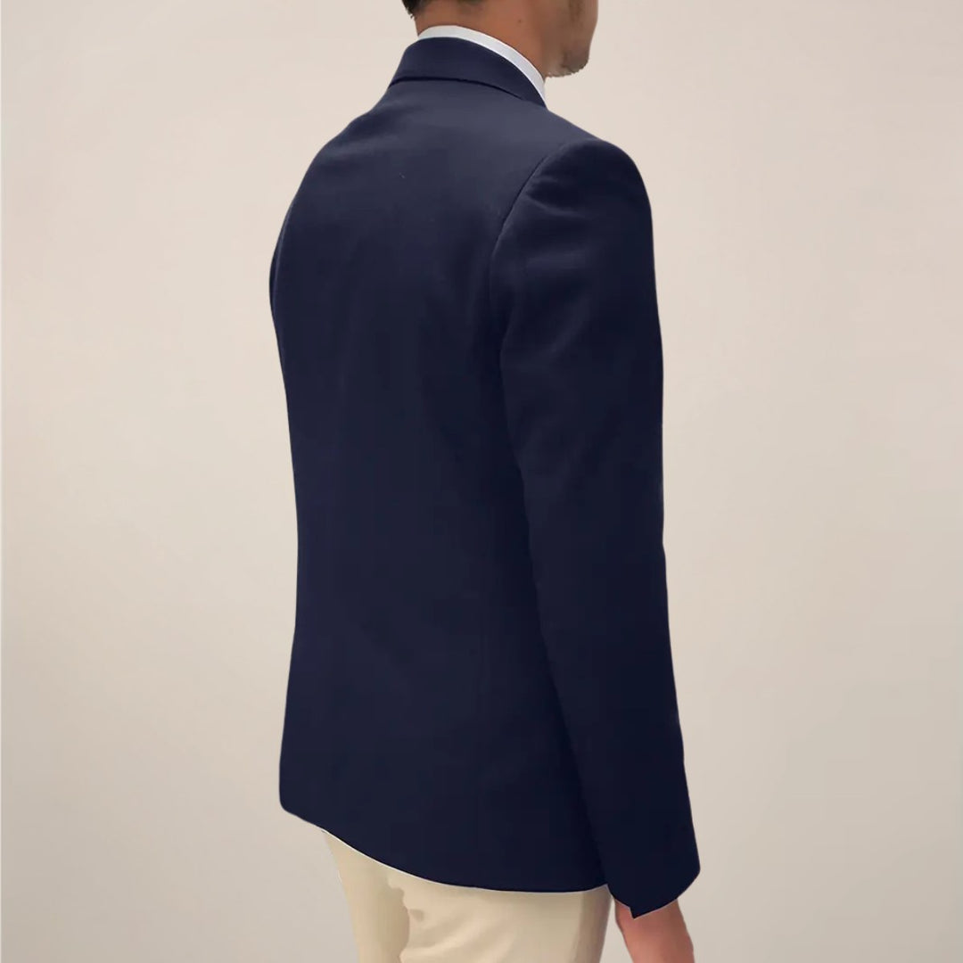 Harrison | Men's Tailored Blazer Jacket, Smart Structured Blazer Suit | Bella Blue