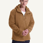 Harrison | Men's Warm Tactical Fleece Jacket, Hooded Outdoor Jacket | Bella Blue | Navy Blue