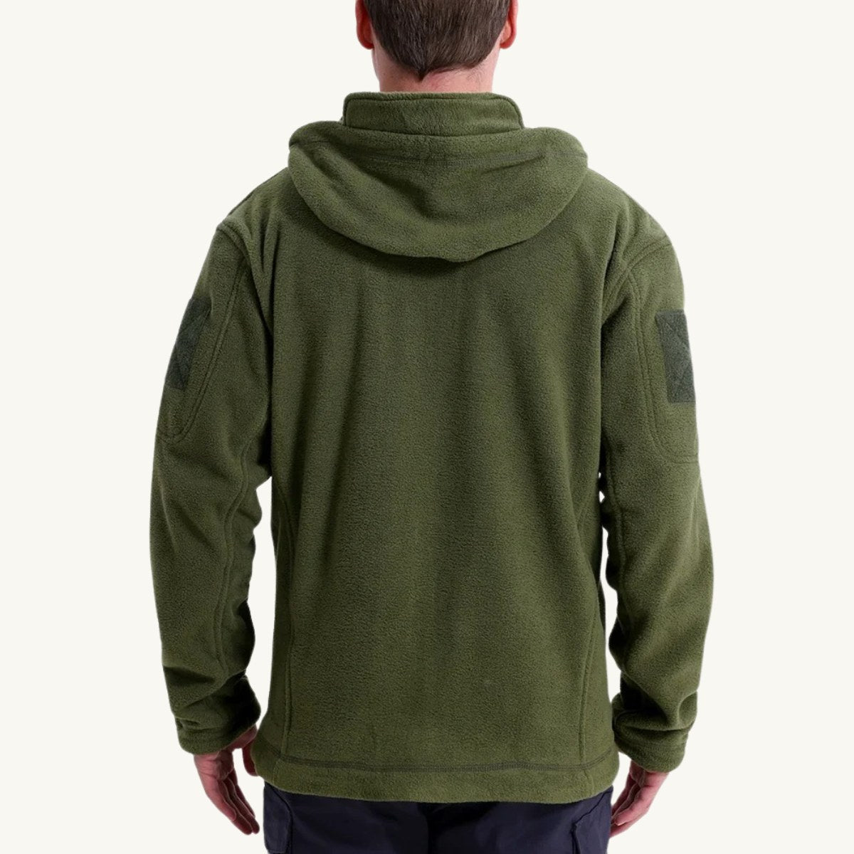 Harrison | Men's Warm Tactical Fleece Jacket, Hooded Outdoor Jacket | Bella Blue