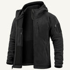 Harrison | Men's Warm Tactical Fleece Jacket, Hooded Outdoor Jacket | Bella Blue