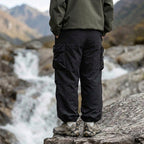 Harry | Men's Waterproof Cargo Trousers, Loose-Fit Technical Walking Trousers | Bella Blue