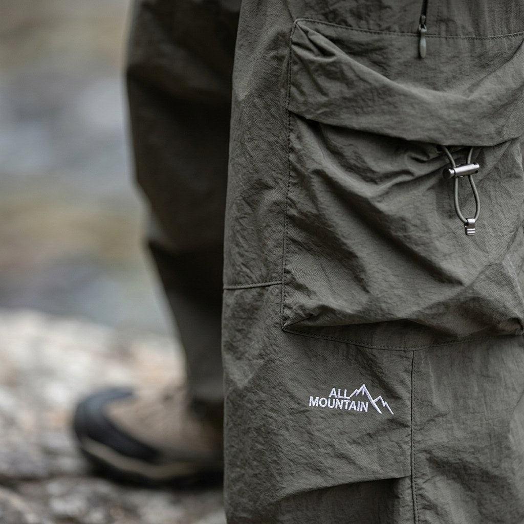 Harry | Men's Waterproof Cargo Trousers, Loose-Fit Technical Walking Trousers | Bella Blue