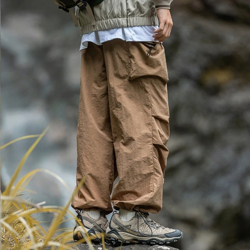 Harry | Men's Waterproof Cargo Trousers, Loose-Fit Technical Walking Trousers | Bella Blue