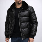 Hartmut | Men's Quilted Jacket with Hood, Lightweight Autumn Jacket | Bella Blue