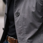 Harvey | Men's Tailored All-Weather Overcoat, Timeless Autumn Coat | Bella Blue