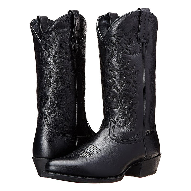 Hazel | Women's Timeless Cowboy Boots, Classic Western Ankle Boots | Bella Blue