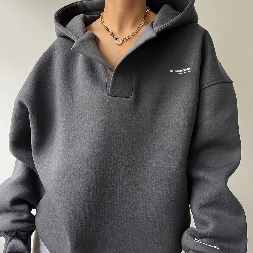 Heloise | Women's Modern Crewneck Jumper, Everyday Knit Jumper | Bella Blue