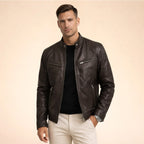 Henrik | Men's Jacket with Modern Design, Elegant Jacket for Every Occasion | Bella Blue | Black