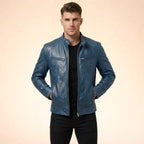Henrik | Men's Jacket with Modern Design, Elegant Jacket for Every Occasion | Bella Blue | Black