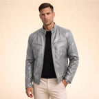 Henrik | Men's Jacket with Modern Design, Elegant Jacket for Every Occasion | Bella Blue | Bordeaux