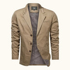 Holden | Men's Tailored Casual Jacket, Smart Business Casual Jacket | Bella Blue | Khaki