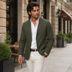 Holden | Men's Tailored Casual Jacket, Smart Business Casual Jacket | Bella Blue