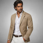 Holden | Men's Tailored Casual Jacket, Smart Business Casual Jacket | Bella Blue | Army Green