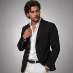 Holden | Men's Tailored Casual Jacket, Smart Business Casual Jacket | Bella Blue