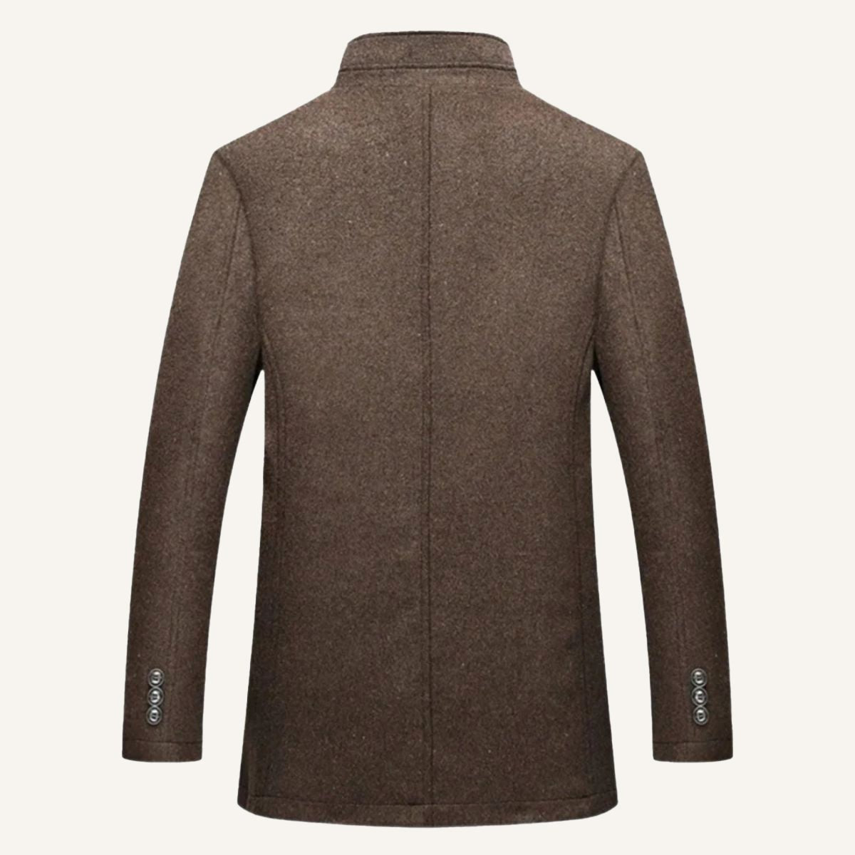 Hudson | Men's Premium Wool Overcoat, Tailored Winter Coat | Bella Blue