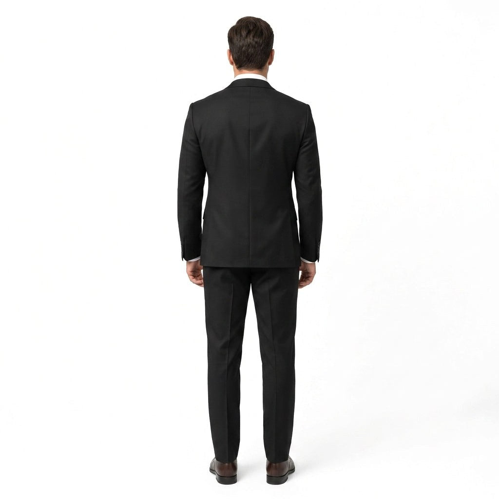 Hugo | Men's Three-Piece Formal Suit, Classic Tailored Suit | Bella Blue