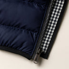 Hunter | Men's Quilted Puffer Gilet, Sleeveless Layering Gilet | Bella Blue