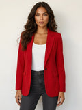Imogen | Women's Tailored Blazer, Fitted Smart Jacket | Bella Blue | Khaki