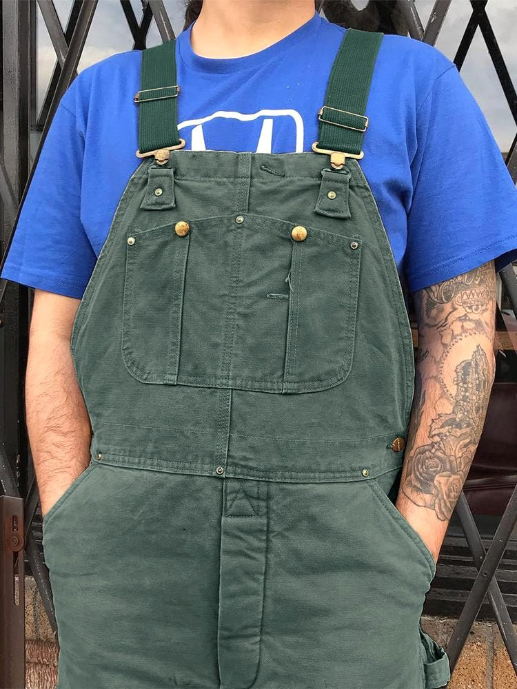 Iris | Women's Cotton Adjustable Dungarees, Functional Work Dungarees | Bella Blue