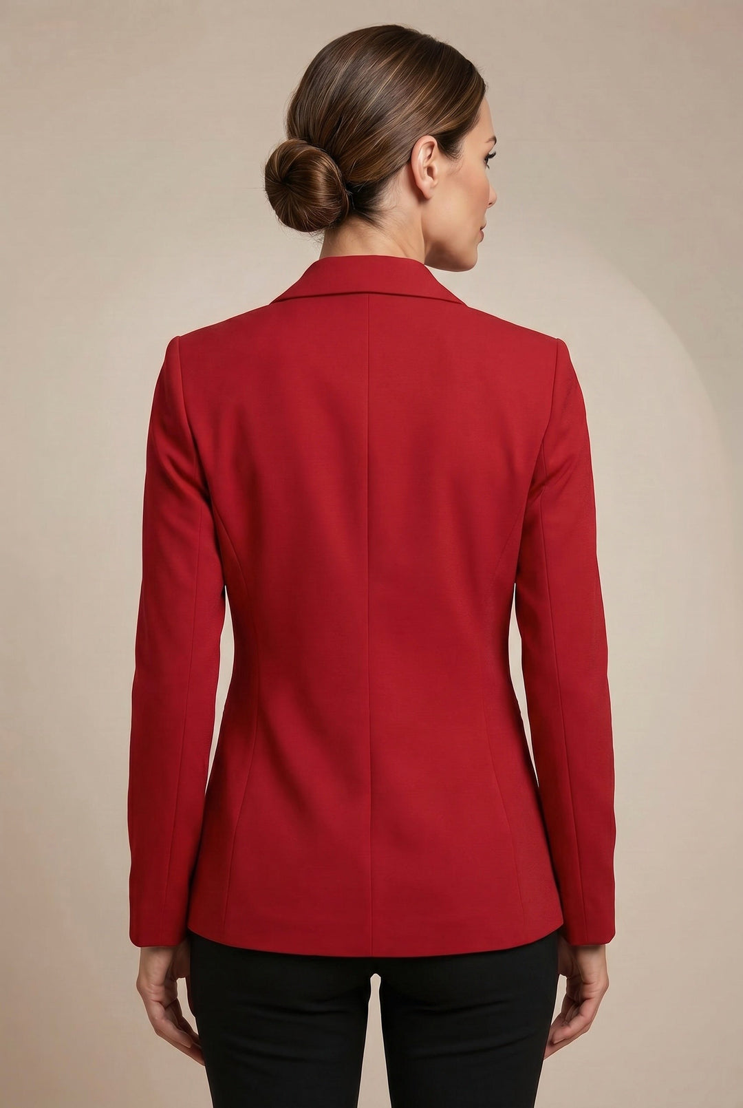 Isaline | Women's Tailored Blazer, Slim Fit Lapel Collar Trouser Suit | Bella Blue