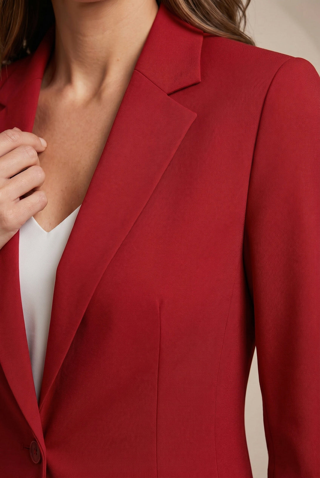 Isaline | Women's Tailored Blazer, Slim Fit Lapel Collar Trouser Suit | Bella Blue